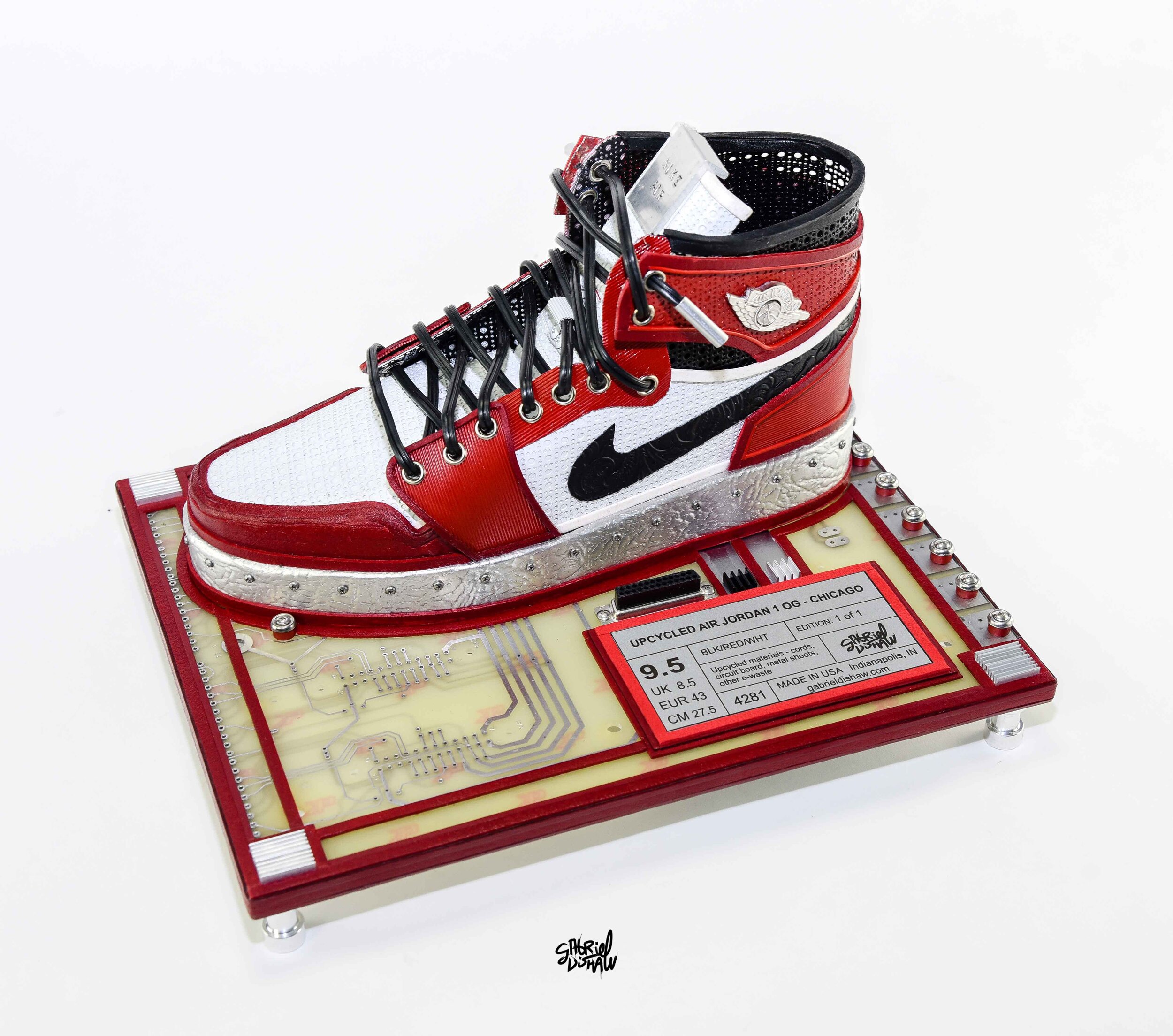 Upcycled Air Jordan 1 — Gabriel Dishaw Upcycled Air Jordan 1 — Gabriel Dishaw